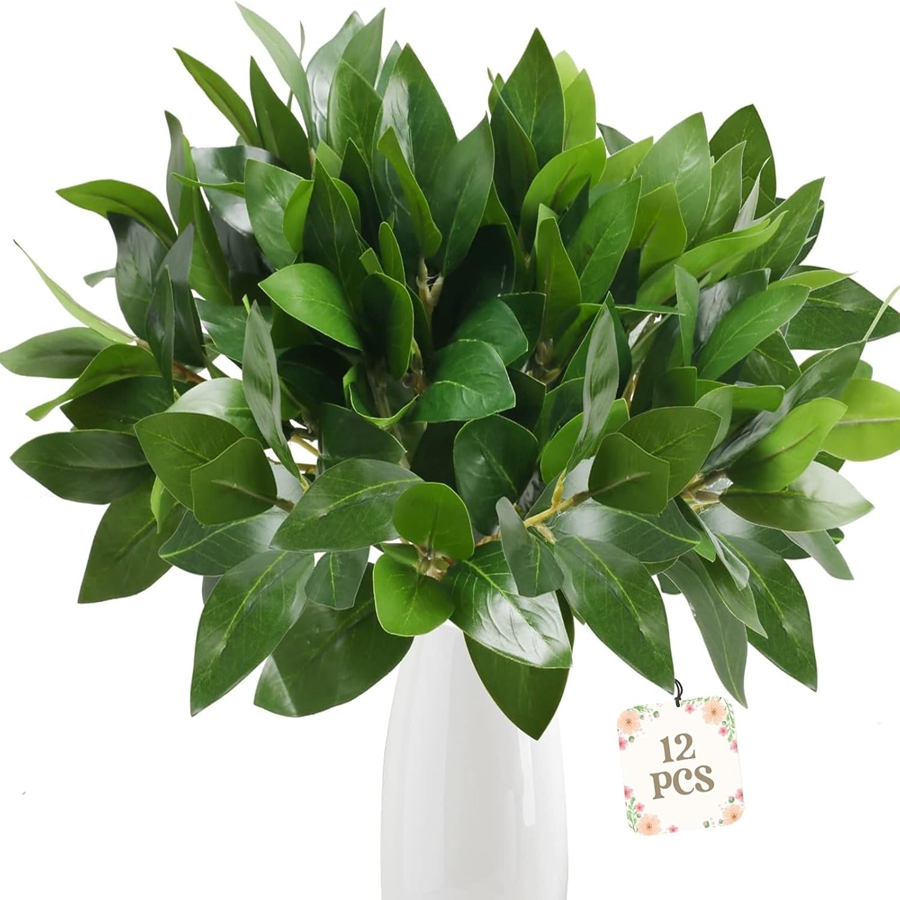 Desk Setup Plants - Artificial Flowers Plants leaf Wedding Home