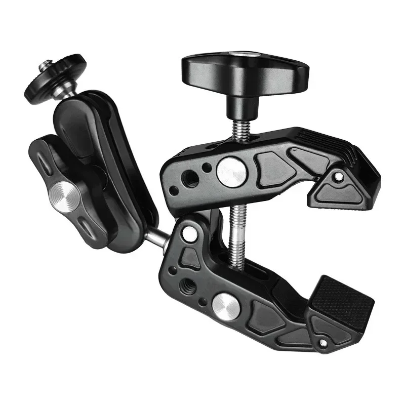 Monitor Arm Clamp - Metal Super Clamp with 360° Ball
