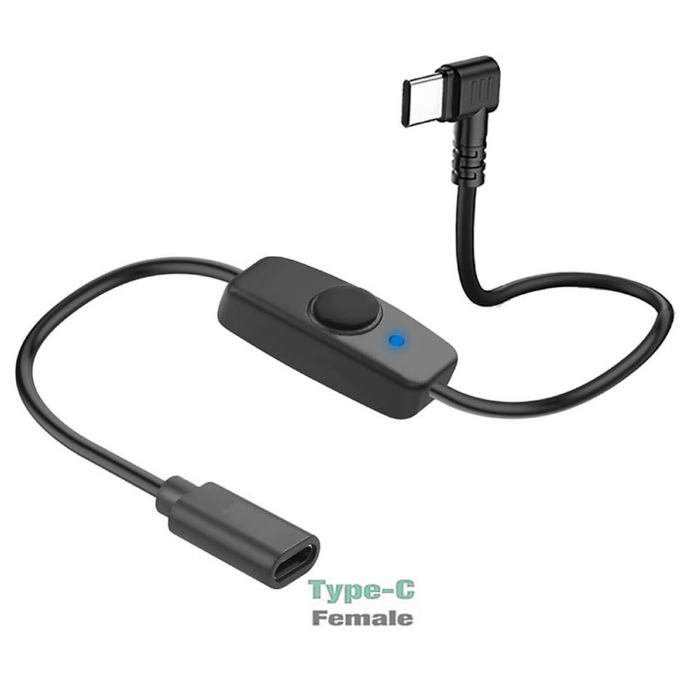 Desk Setup Led Strip - Short USB C Extension Cable with