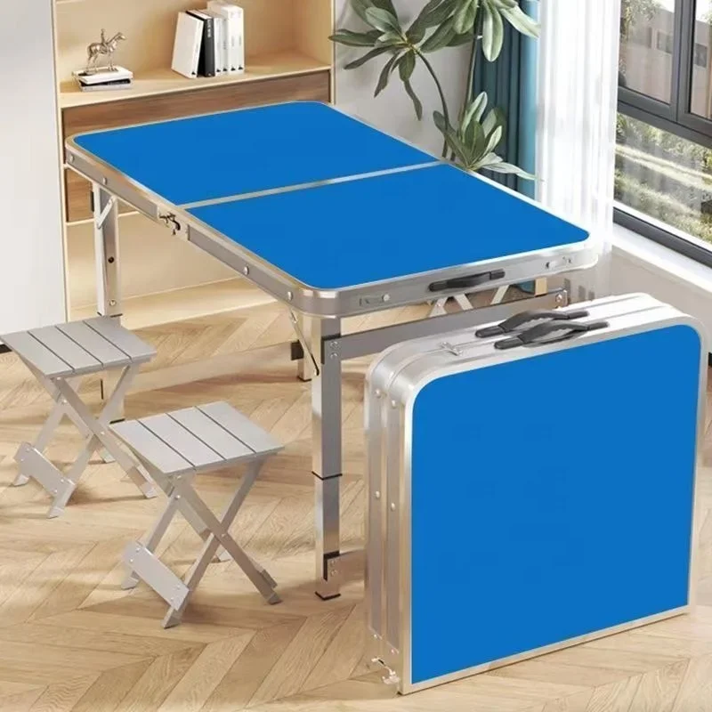Desk Setup Small - Folding Table Camping Picnic Lifting Table