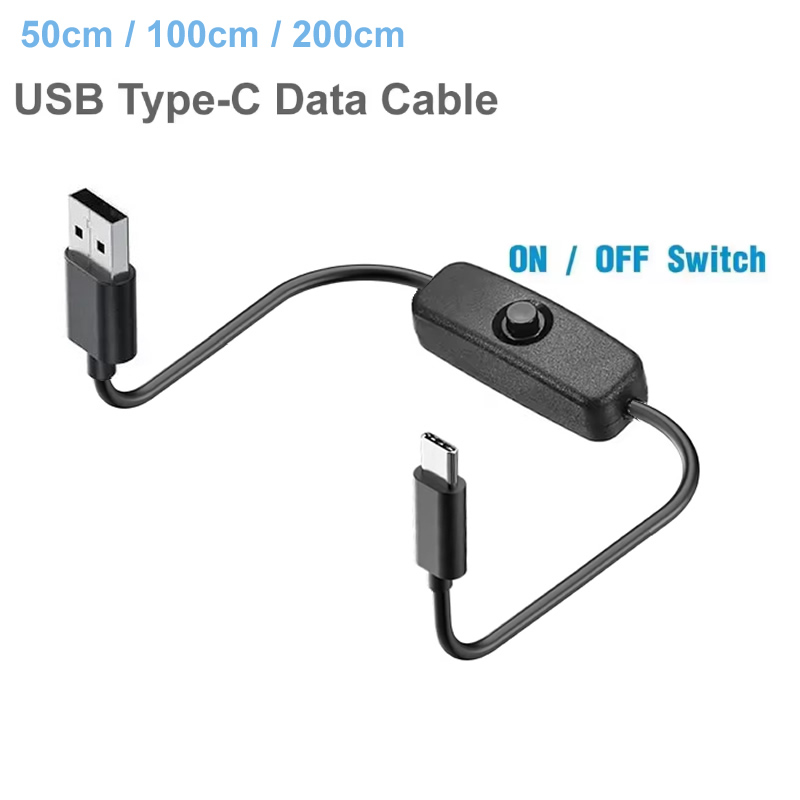 Desk Setup Led Strip - USB Type C Cable with on