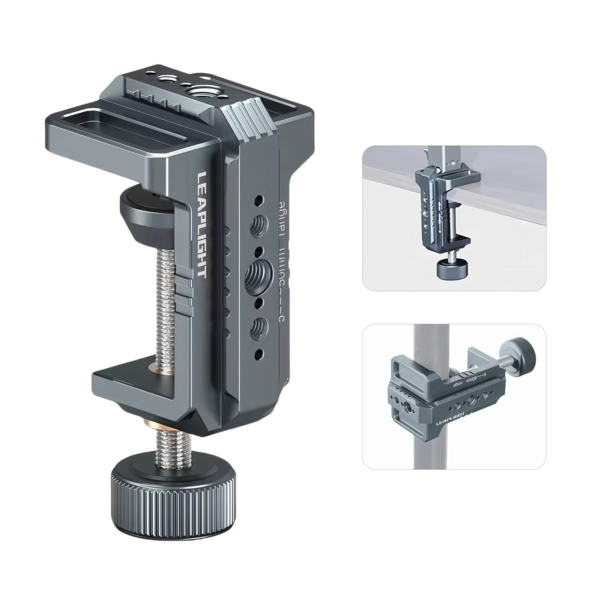 Monitor Arm Clamp - Photography C Clamp Aluminum Table C-Clamp