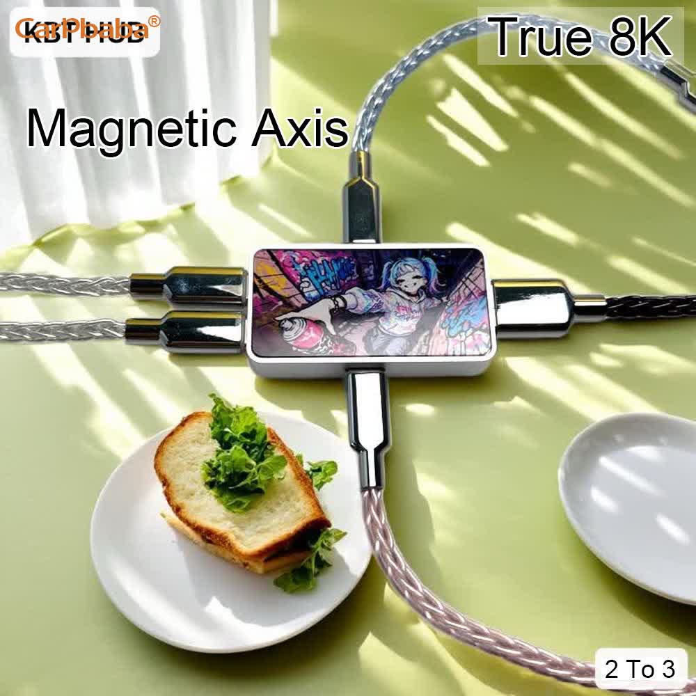 Desk Setup Usb Hub - 8K Keyboard Cable Gaming Data Cable
