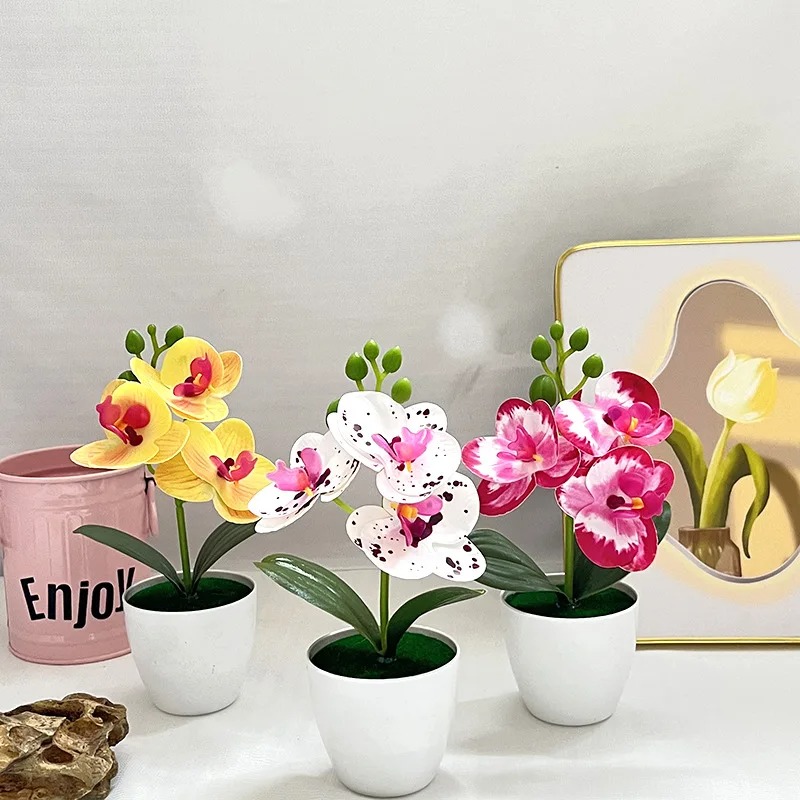 Desk Setup Plants - 1Pcs 20CM Simulation Plants Potted Artificial