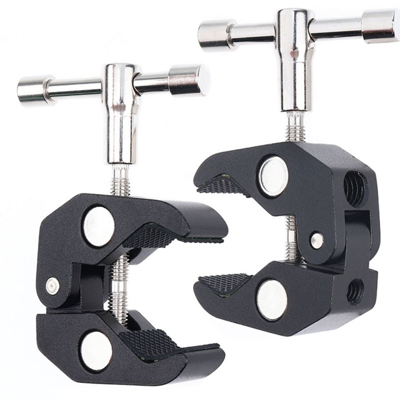 Monitor Arm Clamp - Super Clamp Crab Clip for Adjustable