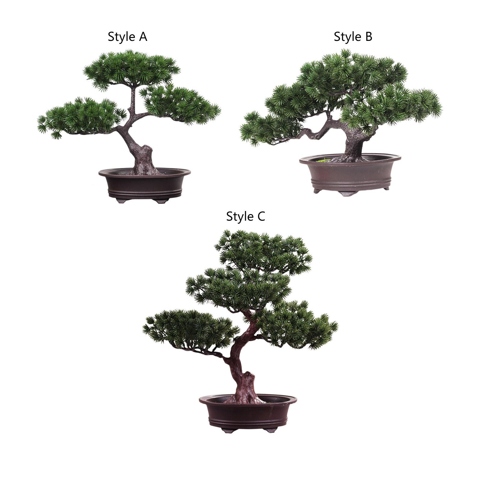 Desk Setup Plants - Simulation Tree Potted Plant Artificial Green