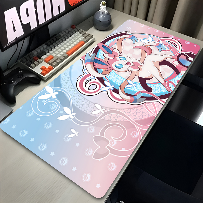 Desk Setup Accessories - Large Pink Cute Mousepad XXL Gaming