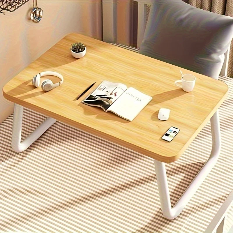Desk Setup Laptop - Multifunctional Folding Desk for Bed and