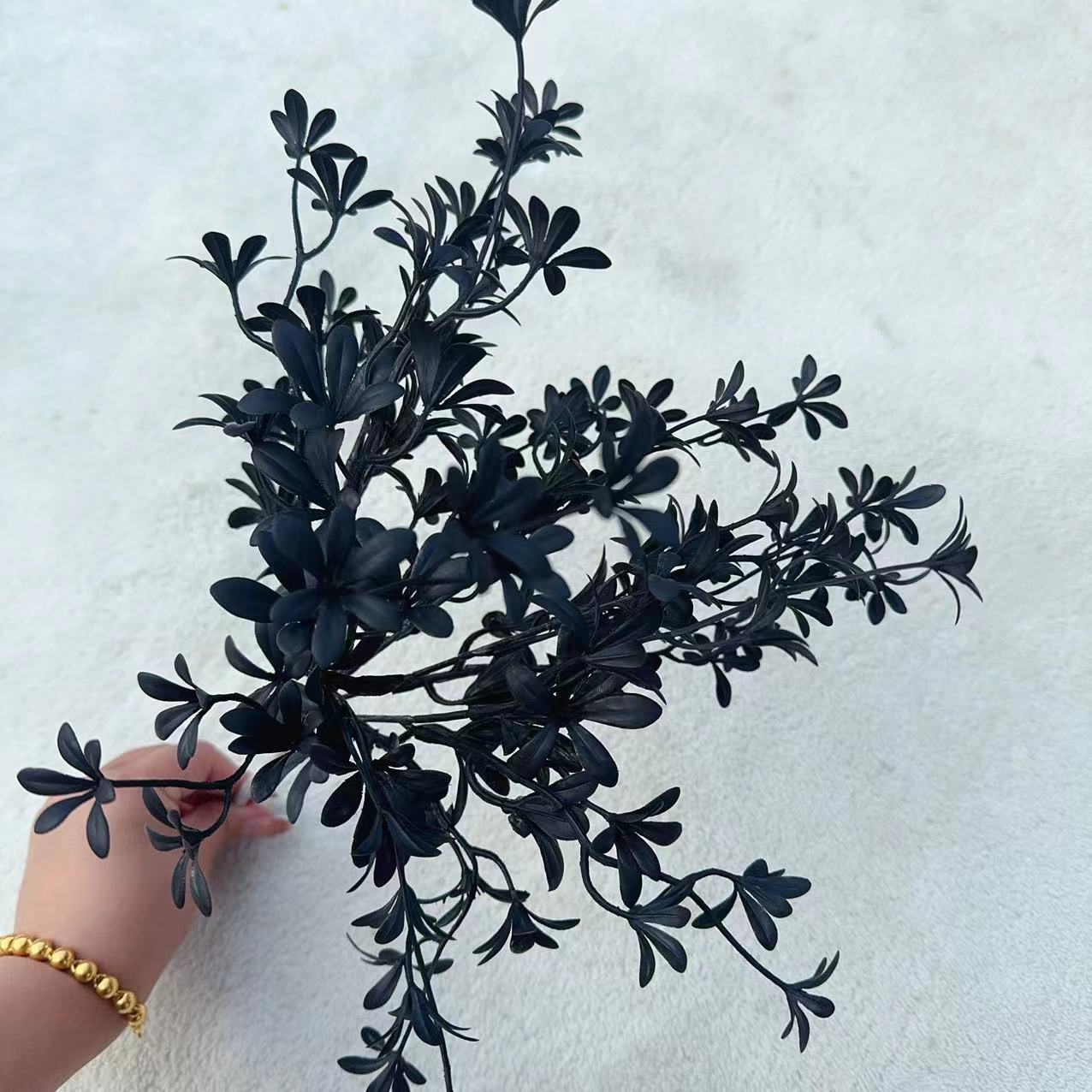 Black Halloween Artificial Flo - огляд і ціна Desk Setup Plants