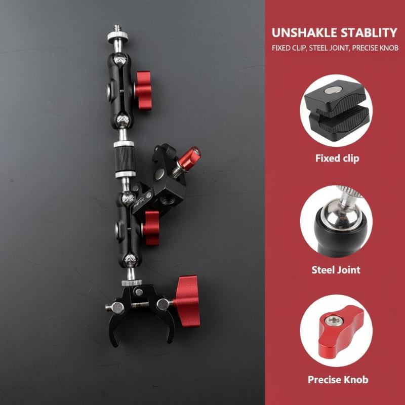 Camera Super Clamp 1 Set Metal - огляд і ціна Monitor Arm Clamp