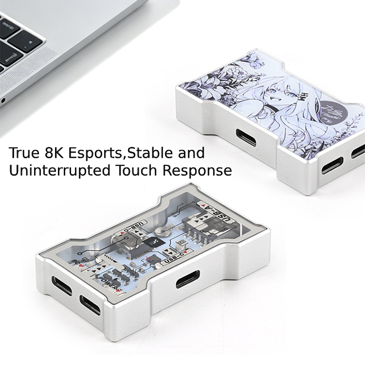 RGB USB Hub 2 Input 3 Output A - огляд і ціна Desk Setup Usb Hub