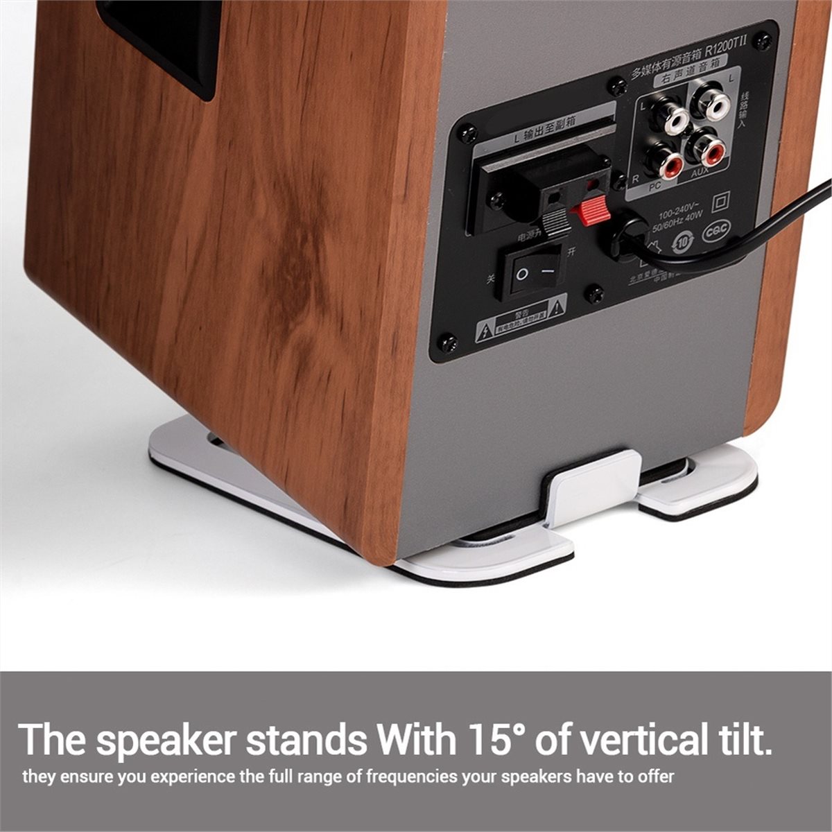 2pcs Desktop Speaker Stands fo - огляд і ціна Speaker Desk Setup