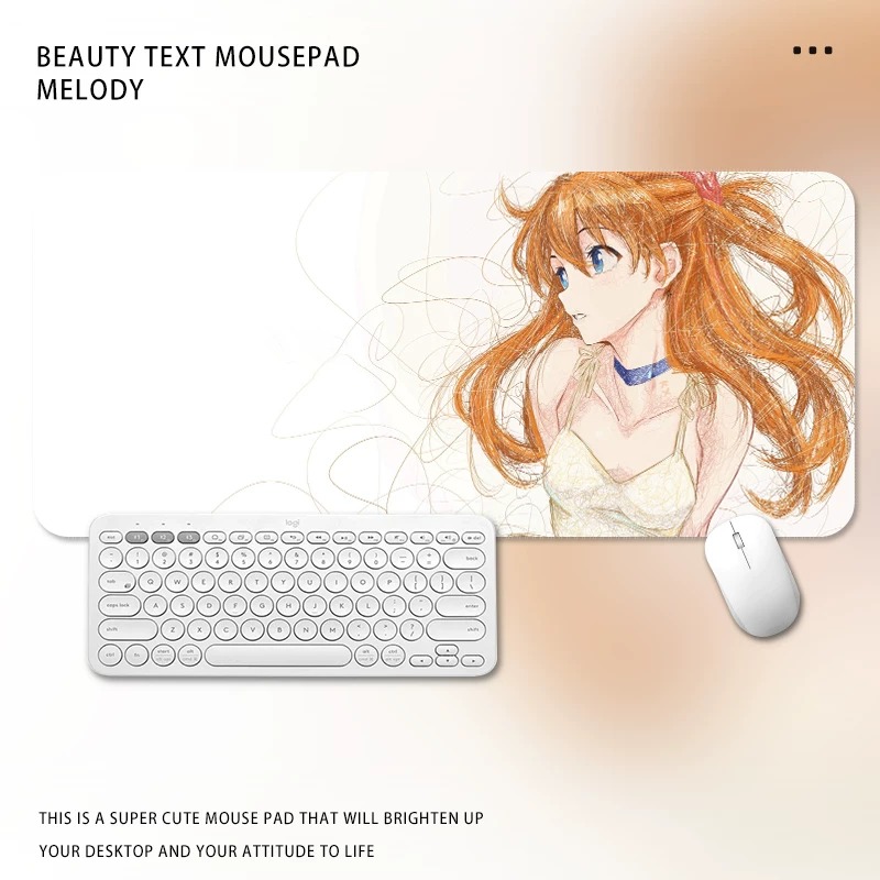 Black and White Manga Girl Mou - огляд і ціна Desk Setup Black And White