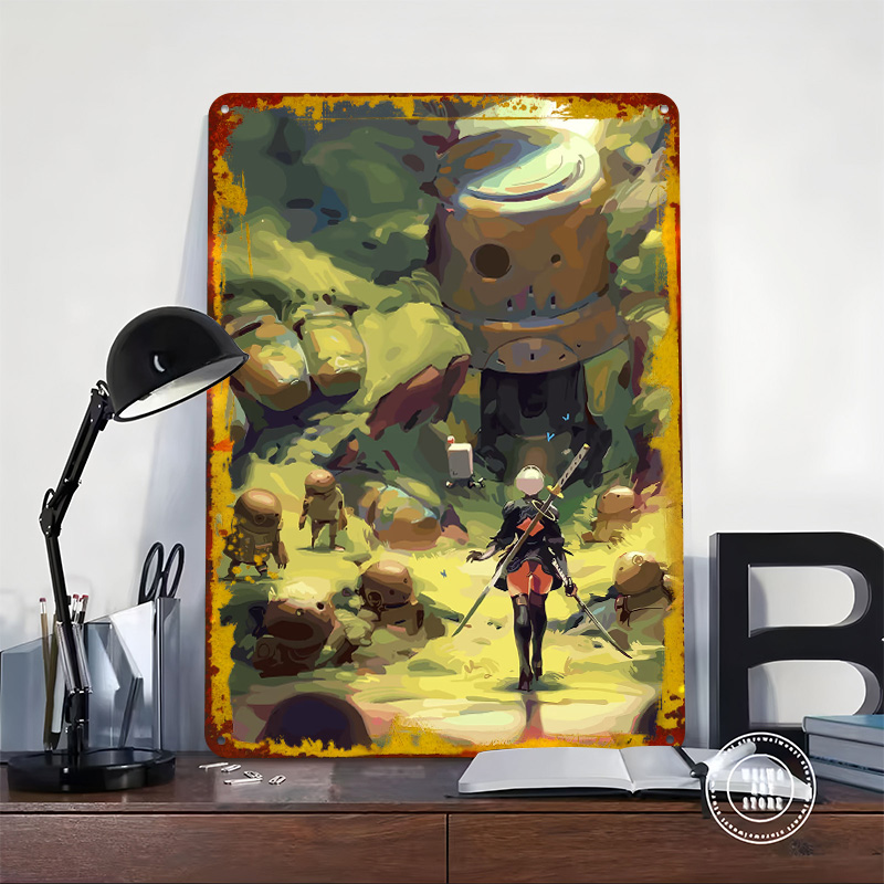Nier Automata: 2B in Forest Me - огляд і ціна Desk Setup Art
