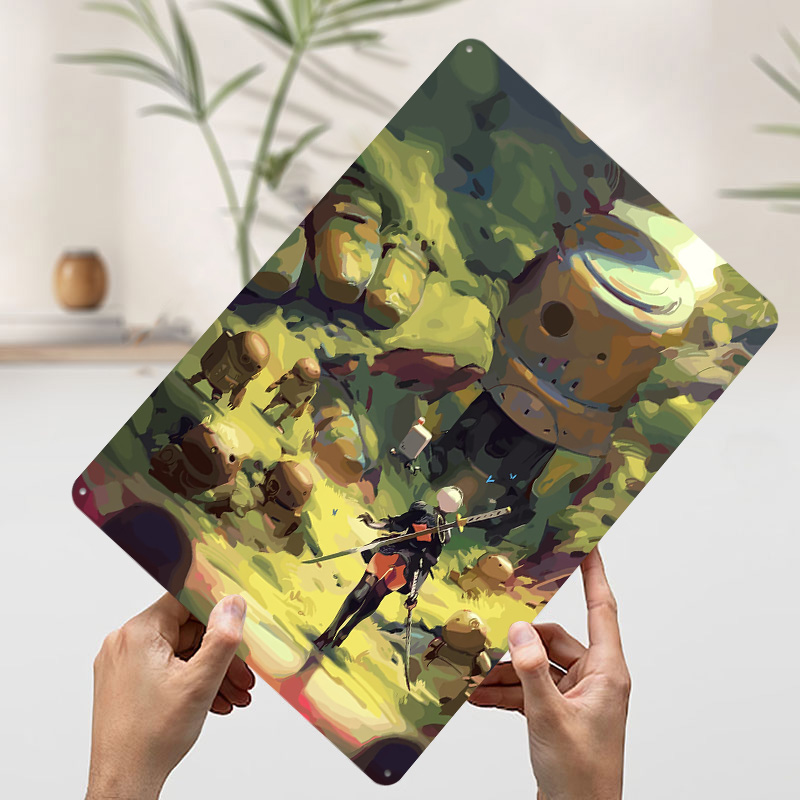 Nier Automata: 2B in Forest Me - огляд і ціна Desk Setup Art