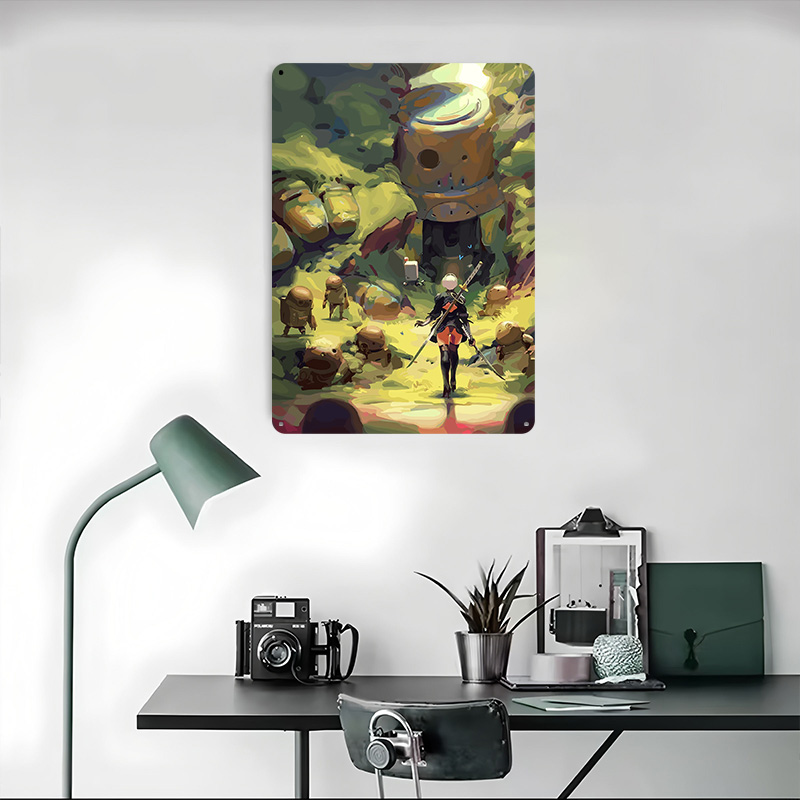Nier Automata: 2B in Forest Me - огляд і ціна Desk Setup Art