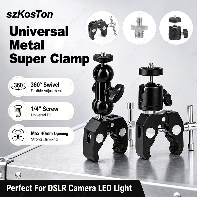 Camera Metal Super Clamp 360°  - огляд і ціна Monitor Arm Clamp