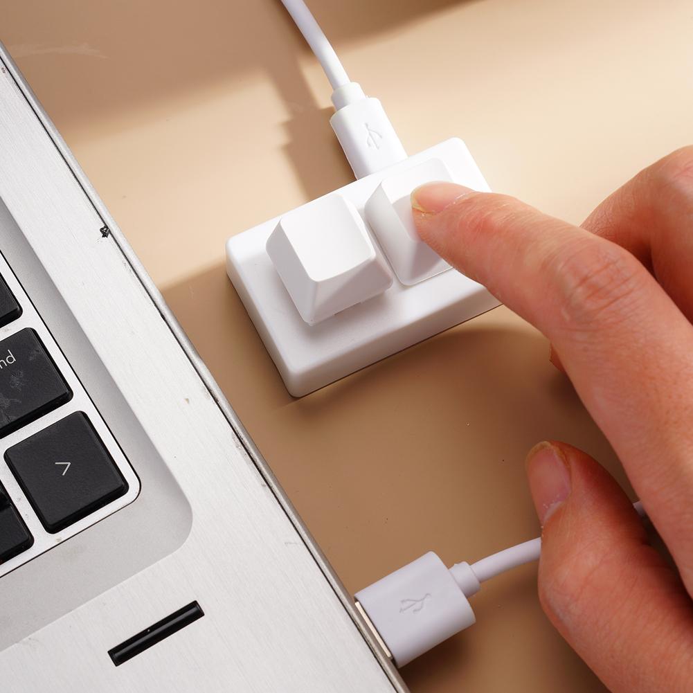 2 Keys USB Custom Programmable - огляд і ціна Desk Setup Programmer