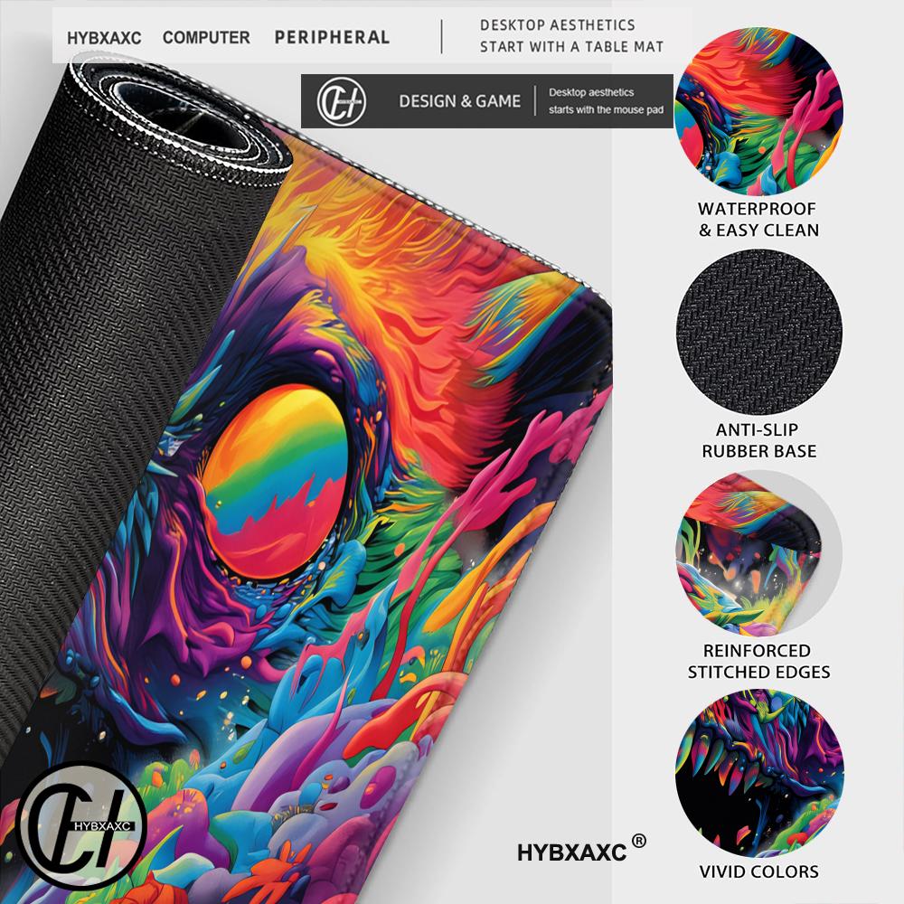 HYBXAXC Psychedelic Monster De - огляд і ціна Desk Setup Art
