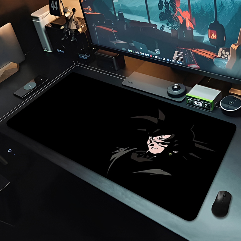 DBZ Black Anime Mouse Pad Drag - огляд і ціна Desk Setup Accessories