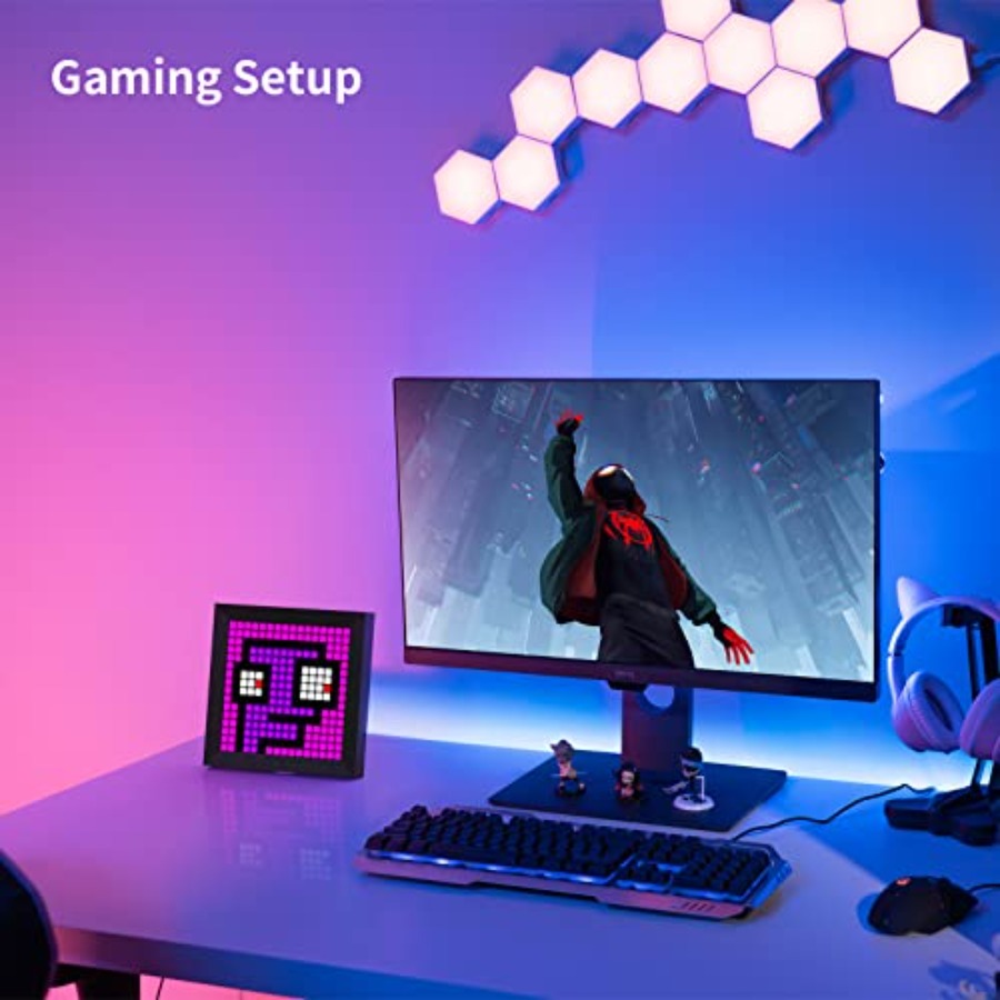 LED Light Pixel Display Panel  - огляд і ціна Desk Setup Tv