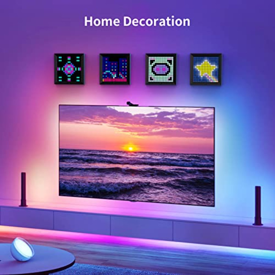 LED Light Pixel Display Panel  - огляд і ціна Desk Setup Tv