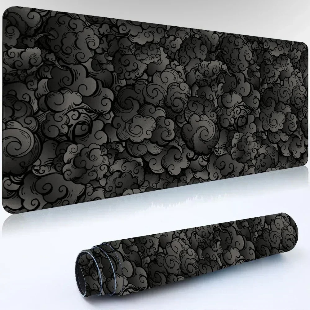 Japanese Dark Cloud Desk Mat V - огляд і ціна Desk Setup Grey