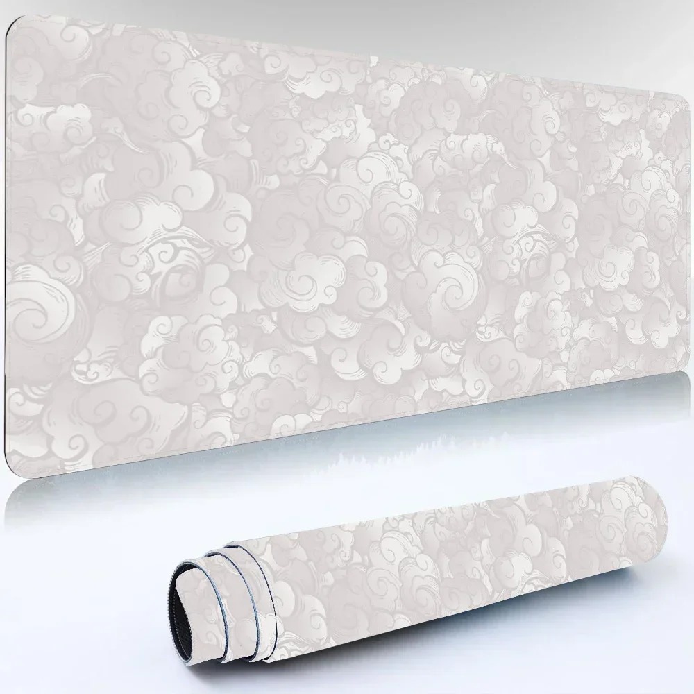 Japanese Dark Cloud Desk Mat V - огляд і ціна Desk Setup Grey