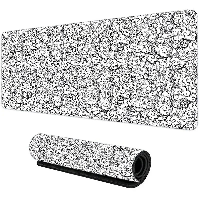 Japanese Dark Cloud Desk Mat V - огляд і ціна Desk Setup Grey