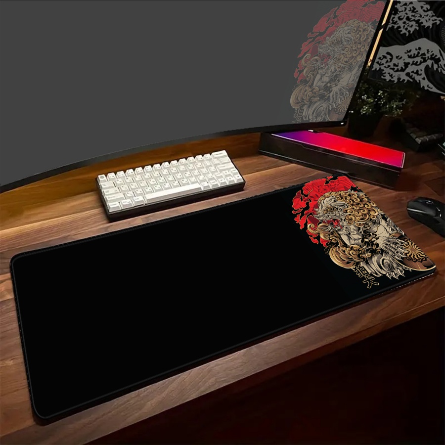 Black Desk Mousepad ONI Large  - огляд і ціна Desk Setup Art