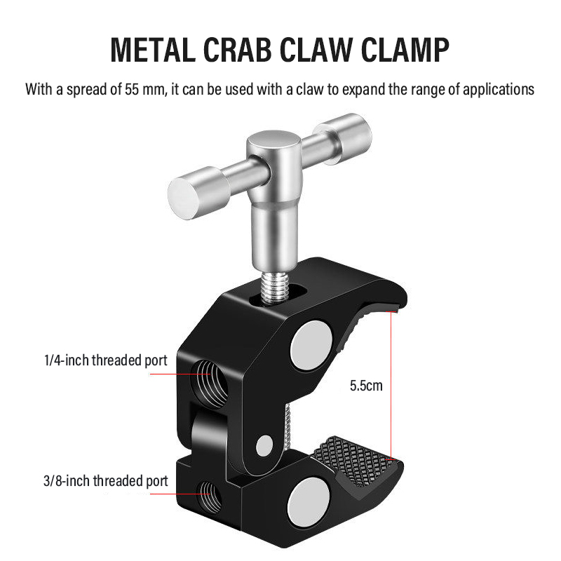 Magic Arm 7/11/20 Inch 360° Ro - огляд і ціна Monitor Arm Clamp