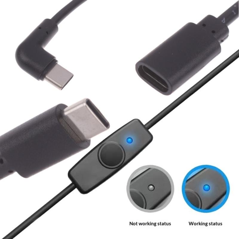 New 1/3Pcs USB-C To Type C Pow - огляд і ціна Desk Setup Led Strip
