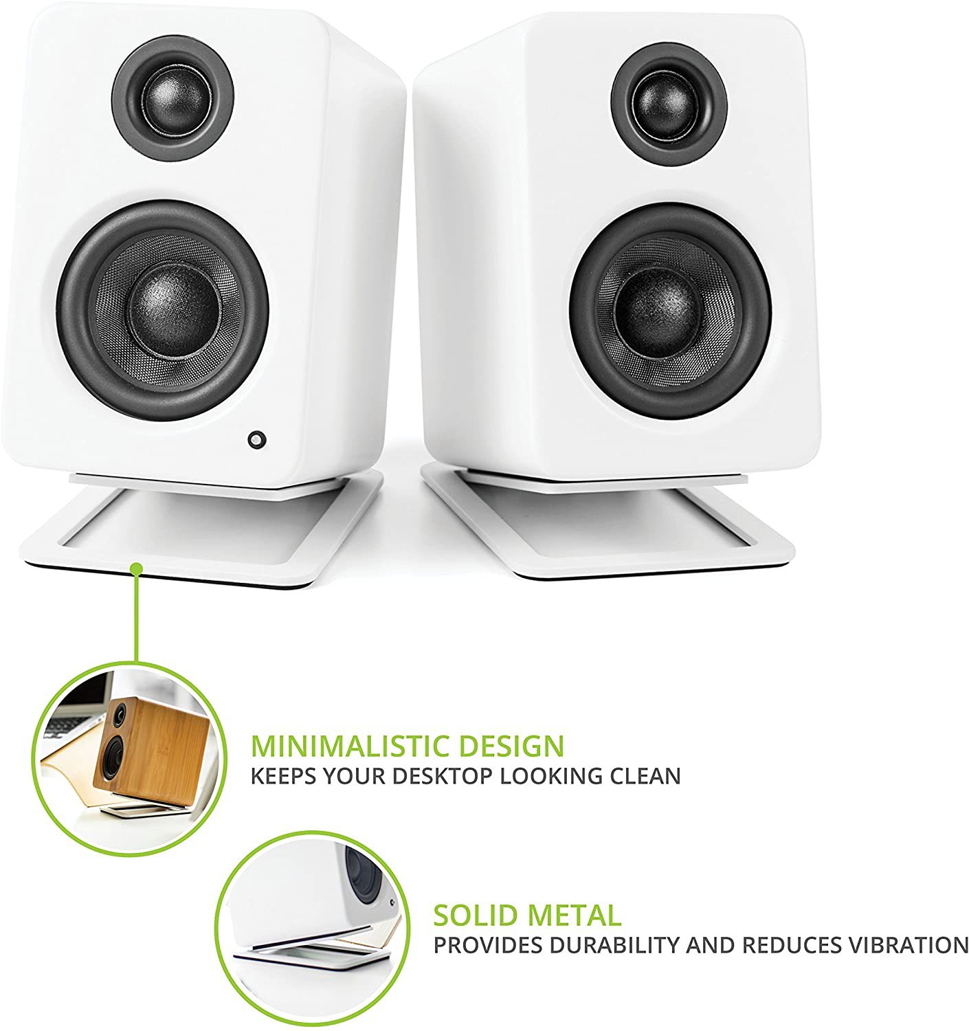 2pcs Desktop Speaker Stands fo - огляд і ціна Speaker Desk Setup