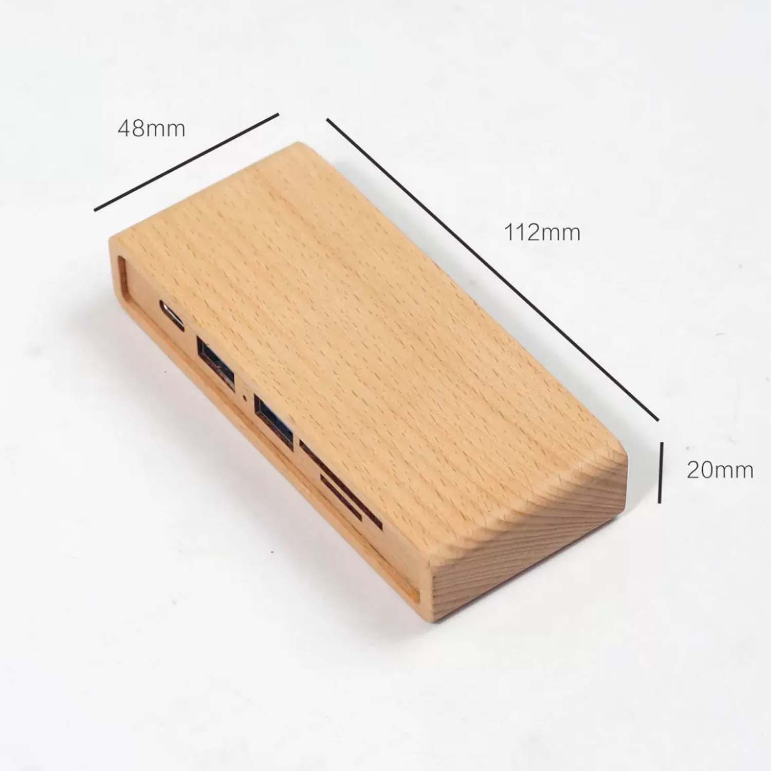 Walnut & Beech Wood 5-in-1 USB - огляд і ціна Desk Setup Usb Hub