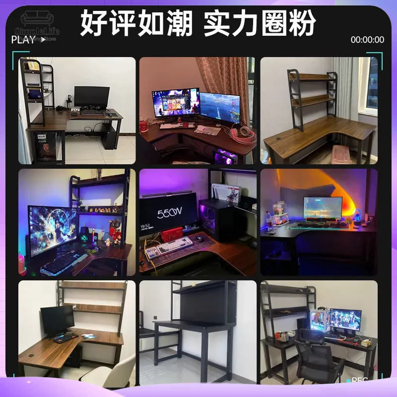 Corner Gaming Desk Computer De - огляд і ціна Desk Setup Bedroom