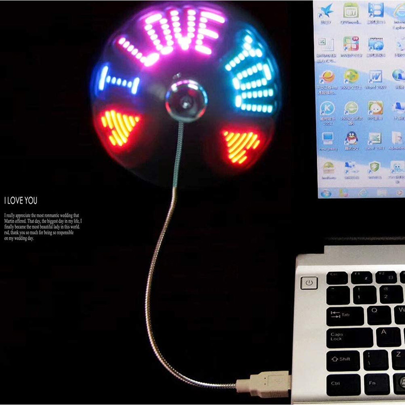 Creative USB Fan，USB LED RGB L - огляд і ціна Desk Setup Programmer