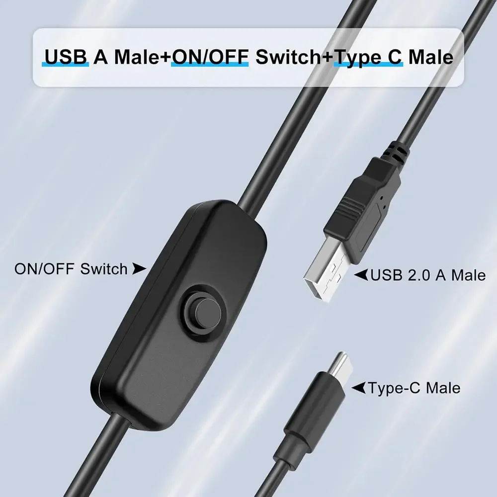 USB Type C Cable with on Off S - огляд і ціна Desk Setup Led Strip