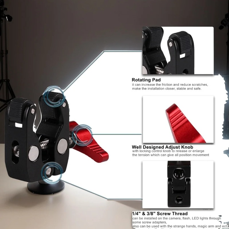 Super Clamp Camera Clamp Mount - огляд і ціна Monitor Arm Clamp
