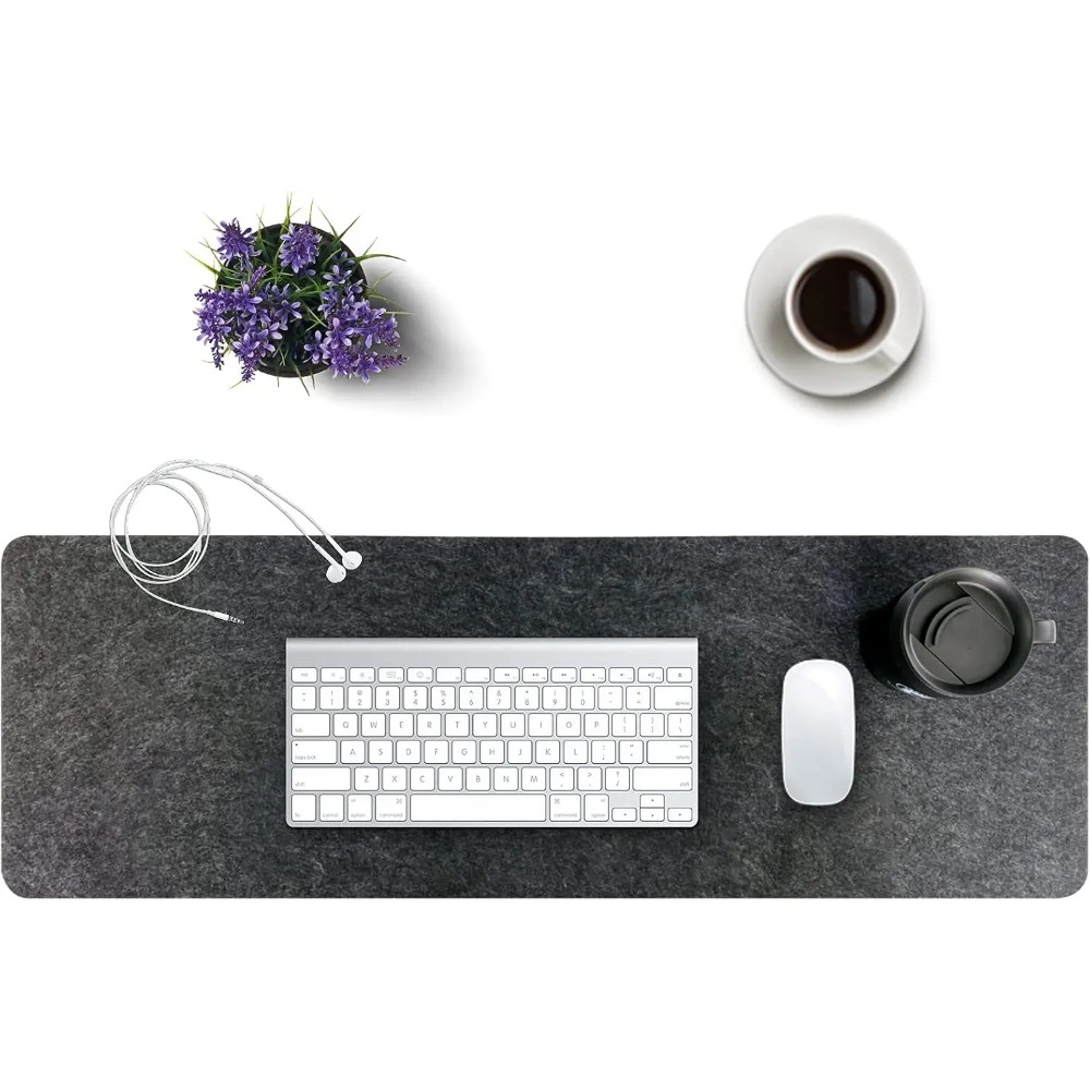 Felt Desk Mat Computer Mat for - огляд і ціна Desk Setup Accessories