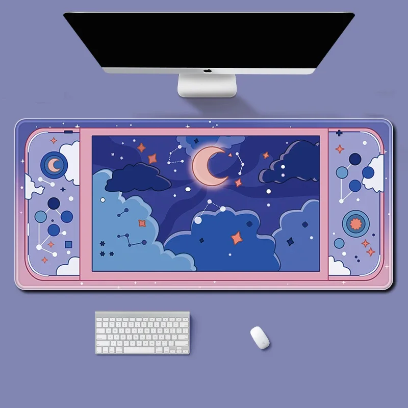 Moon and Stars Large Desk Mat  - огляд і ціна Desk Setup Art