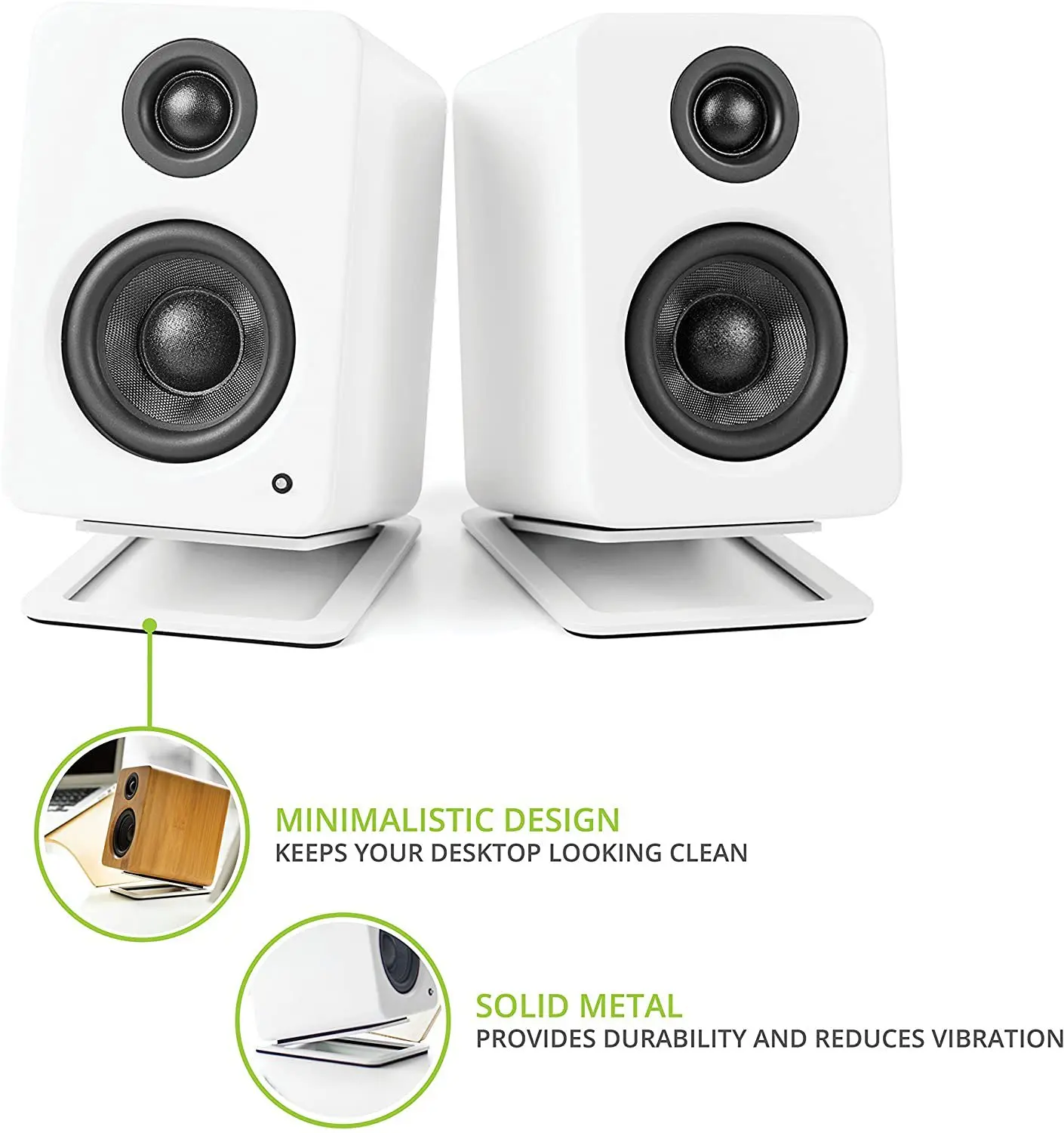 2pcs Desktop Speaker Stands fo - огляд і ціна Speaker Desk Setup