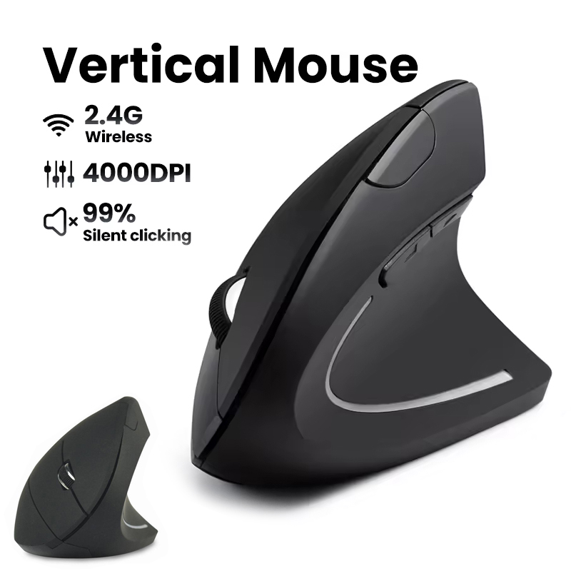 Ergonomic Wireless Mouse 1600  - огляд і ціна Desk Setup Programmer