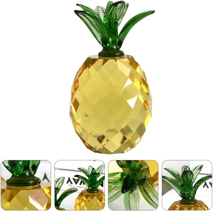 Crystal fruit Paperweight with - огляд і ціна Desk Setup Plants