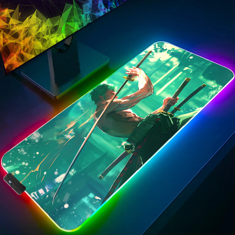 ONE PIECE Zoro Mouse Pad RGB G - огляд і ціна Desk Setup Accessories