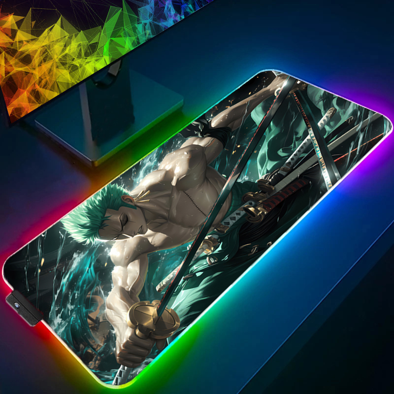 ONE PIECE Zoro Mouse Pad RGB G - огляд і ціна Desk Setup Accessories