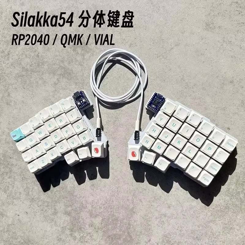 Silakka54 Ergonomic Split Mech - огляд і ціна Desk Setup Programmer