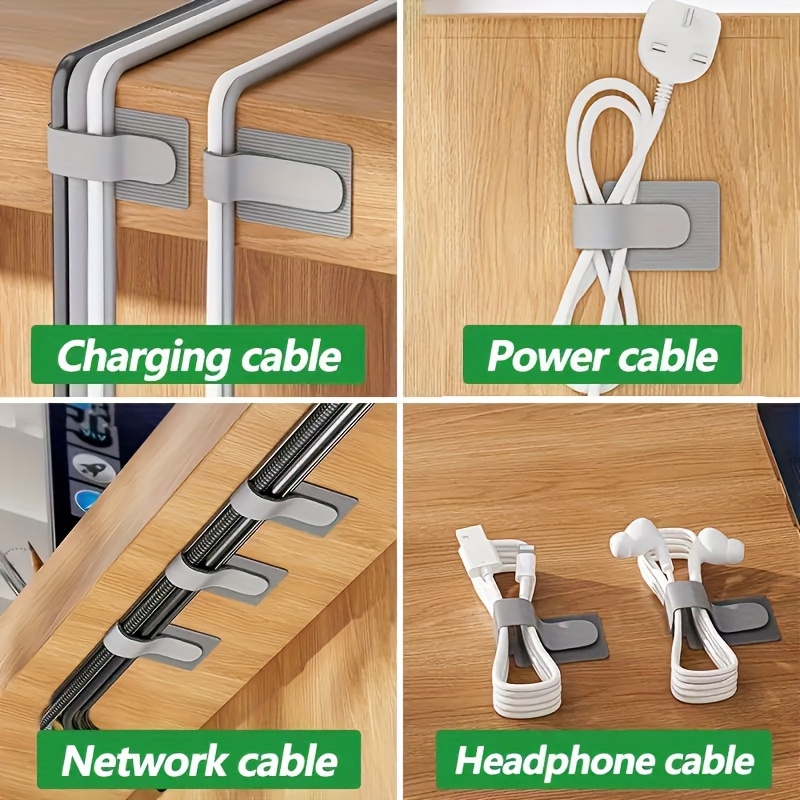 Cable Ties Reusable Straps Vel - огляд і ціна Desk Setup With Printer