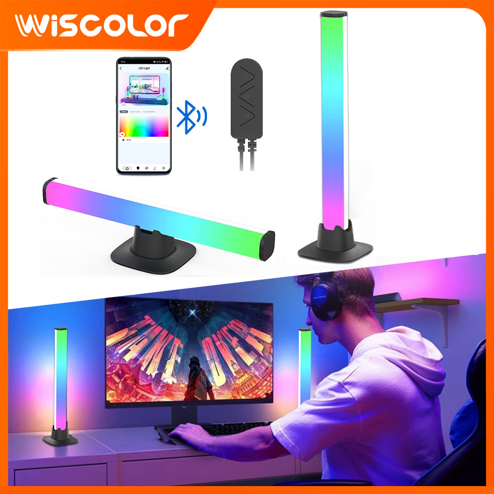RGB LED Lights Bar Bluetooth S - огляд і ціна Desk Setup Tv