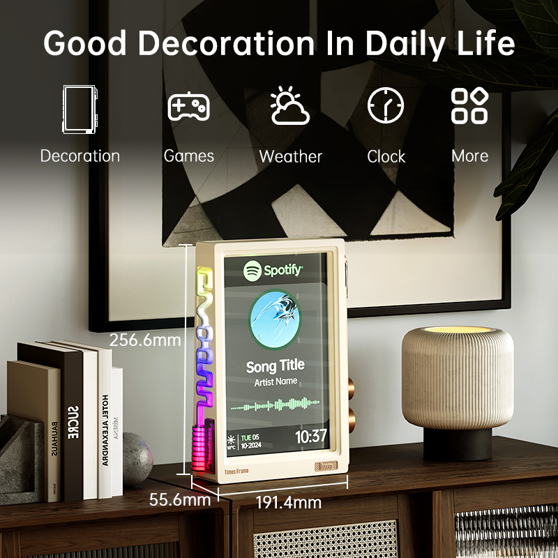 Divoom Times Frame 10.1″ Smart - огляд і ціна Speaker Desk Setup