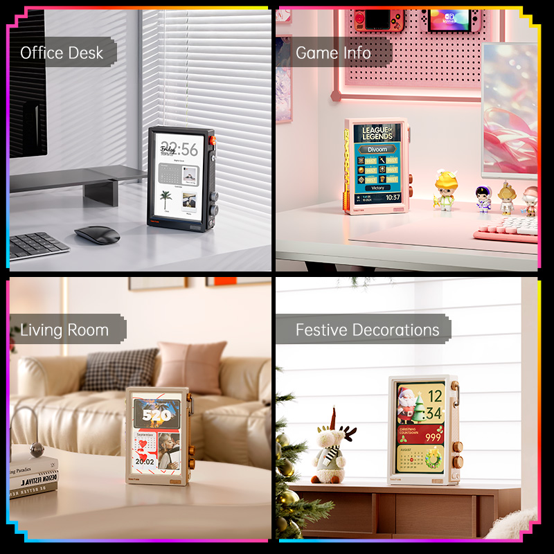 Divoom Times Frame 10.1″ Smart - огляд і ціна Speaker Desk Setup
